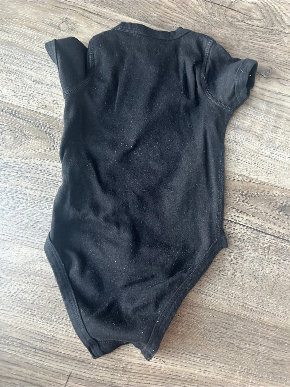 Rabbit Skins Black One-Piece Bodysuit with Green and White 